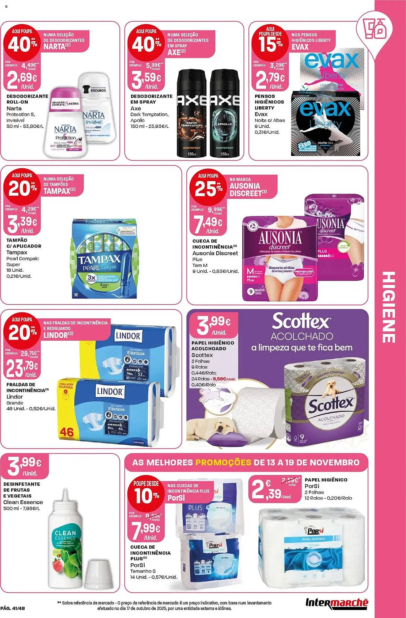 Folheto Folheto Intermarché de 13 de novembro até 20 de novembro 2025 - Pagina 41