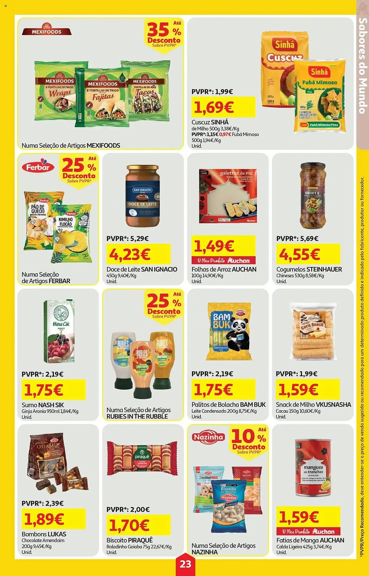 Folheto Folheto Auchan de 23 de abril até 30 de abril 2026 - Pagina 23