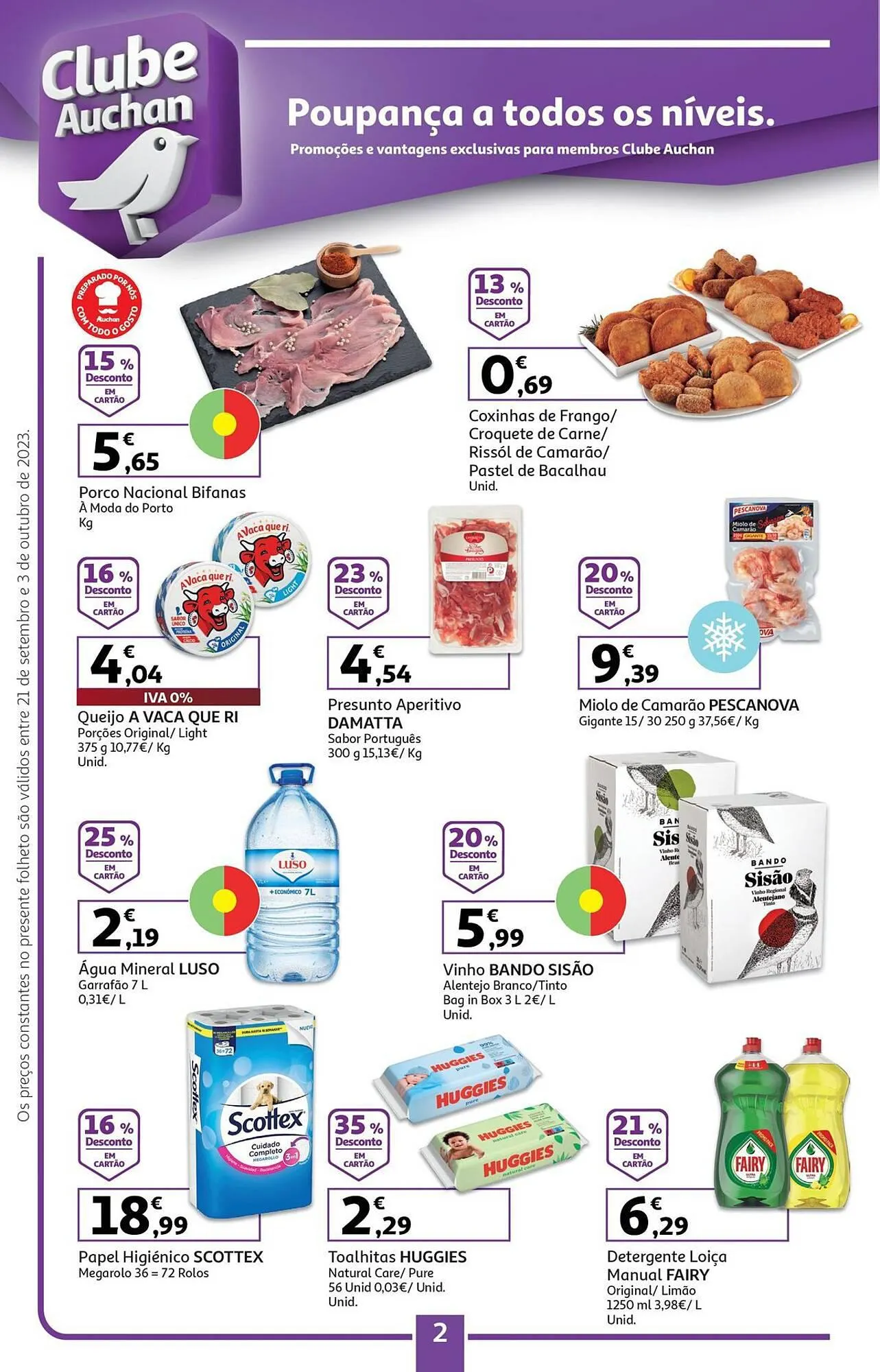 Folheto Folheto Auchan de 21 de setembro até 3 de outubro 2023 - Pagina 2