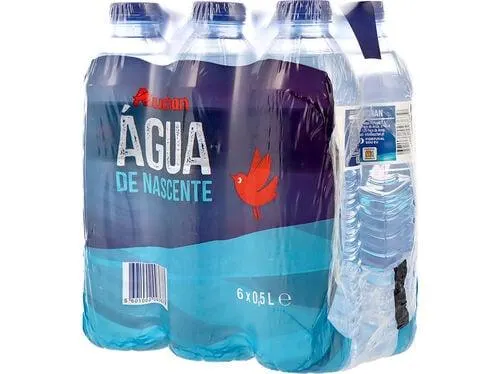 água de nascente auchan 6x0.50l
