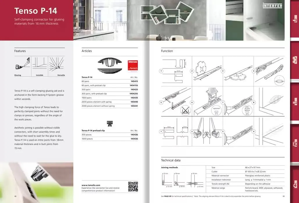 Folheto Novo! Catálogo Lamello 2025 de 6 de dezembro até 31 de dezembro 2025 - Pagina 25