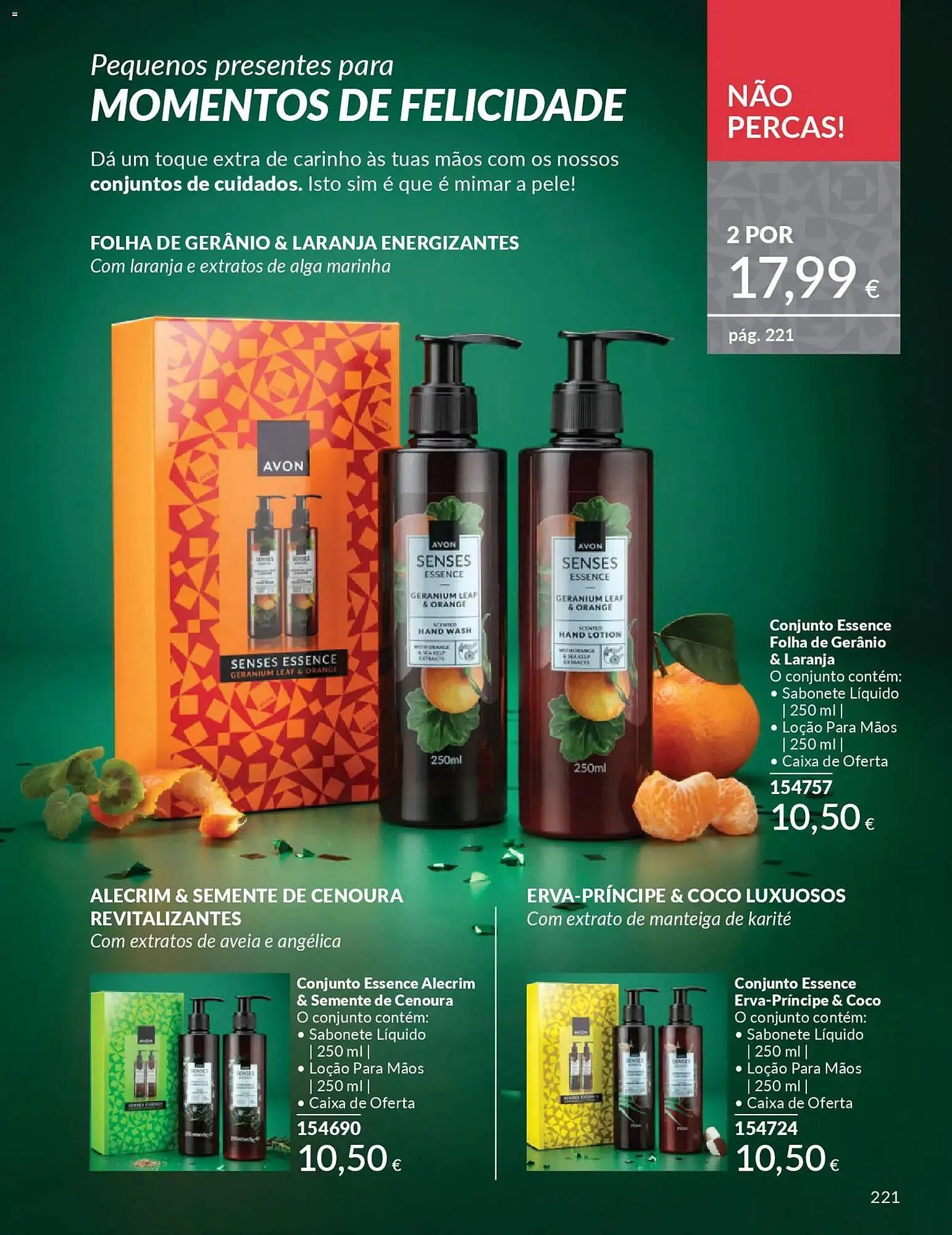Folheto Catálogo Avon de 1 de dezembro até 1 de janeiro 2026 - Pagina 225