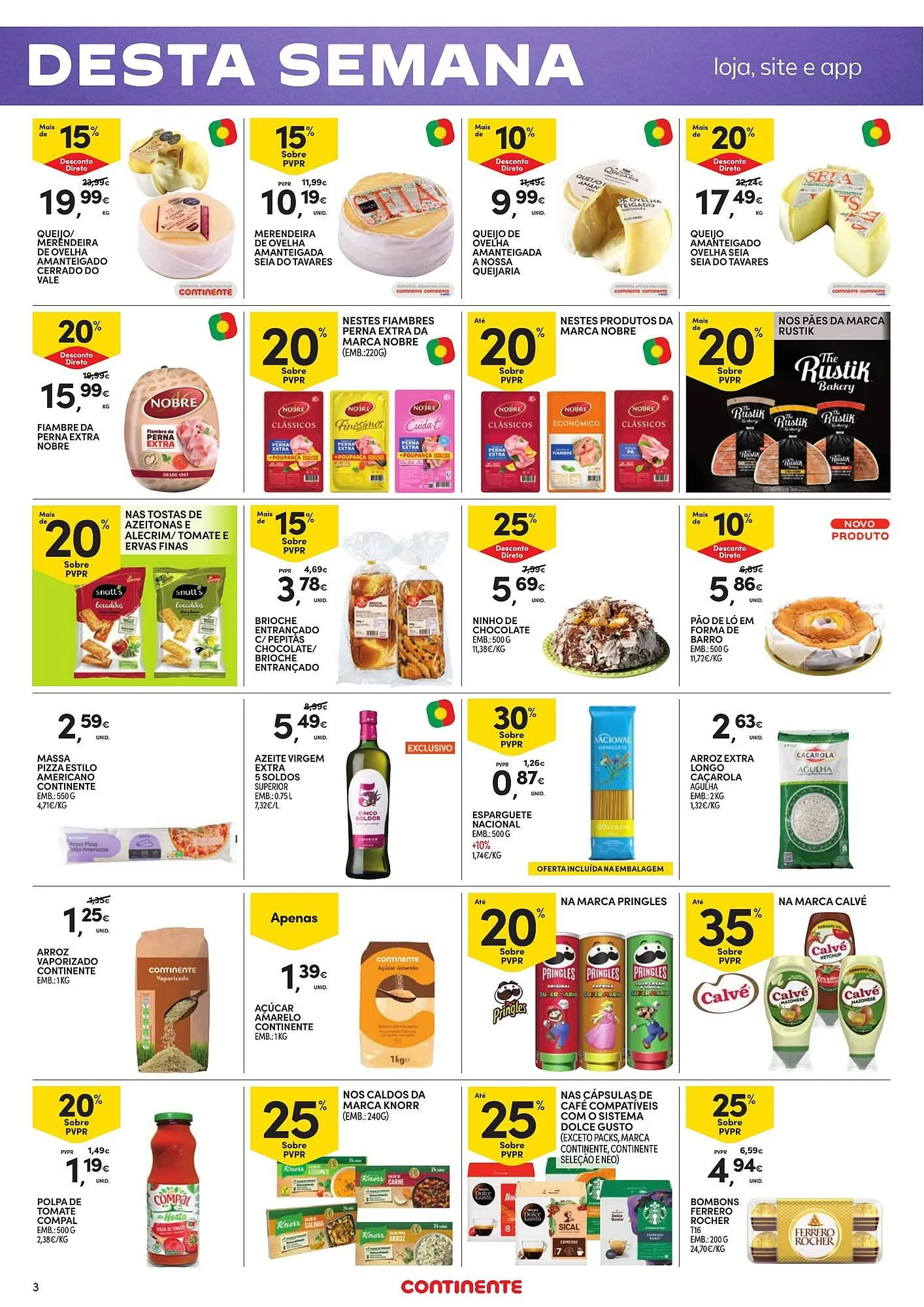 Folheto Folheto Continente de 18 de abril até 21 de abril 2025 - Pagina 3