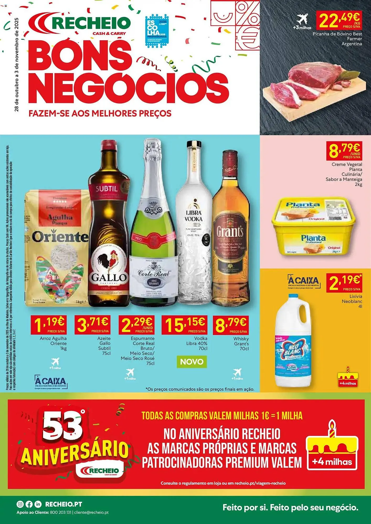 Folheto Folheto Recheio de 28 de outubro até 3 de novembro 2025 - Pagina 1