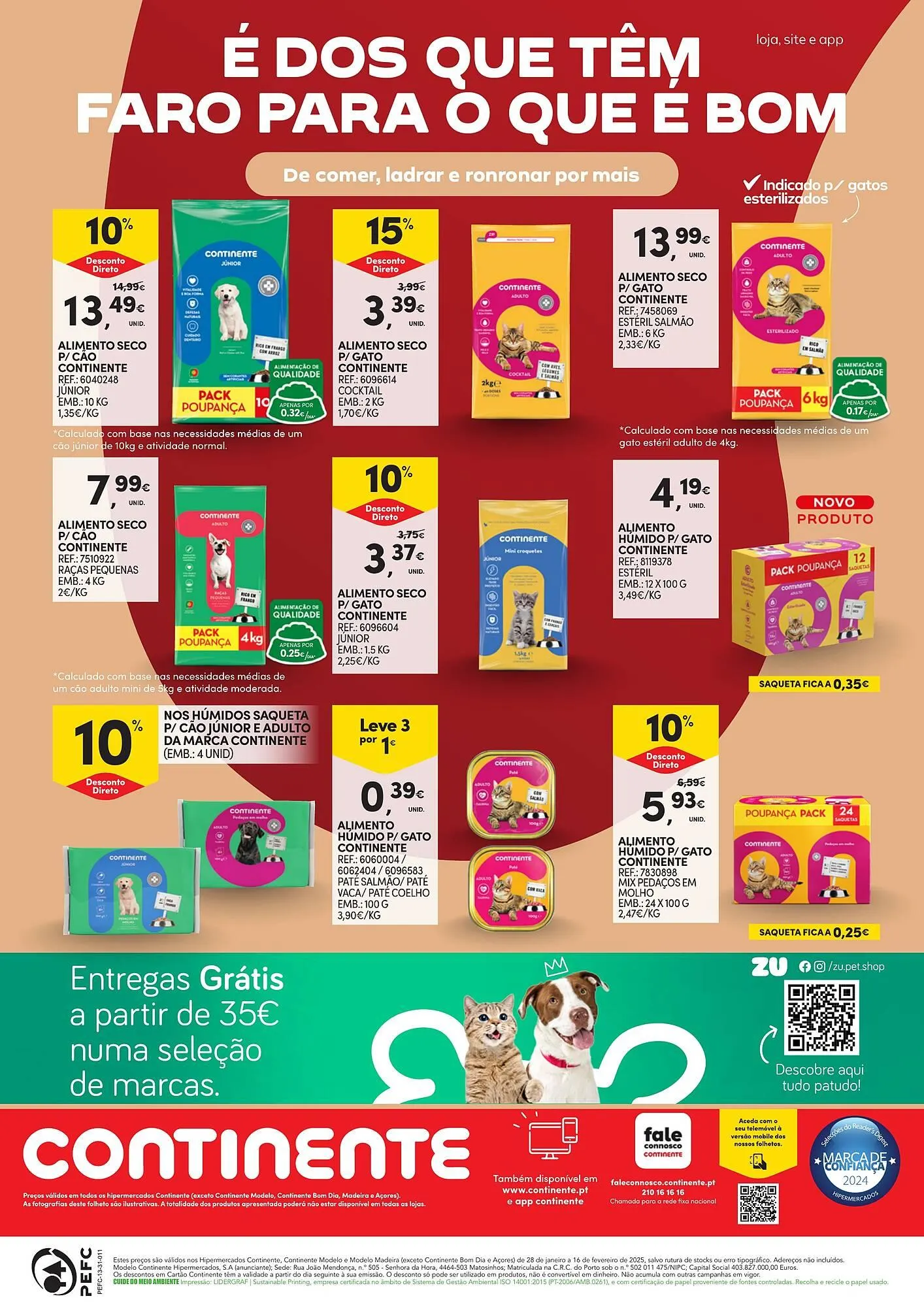 Folheto Folheto Continente de 28 de janeiro até 16 de fevereiro 2025 - Pagina 12