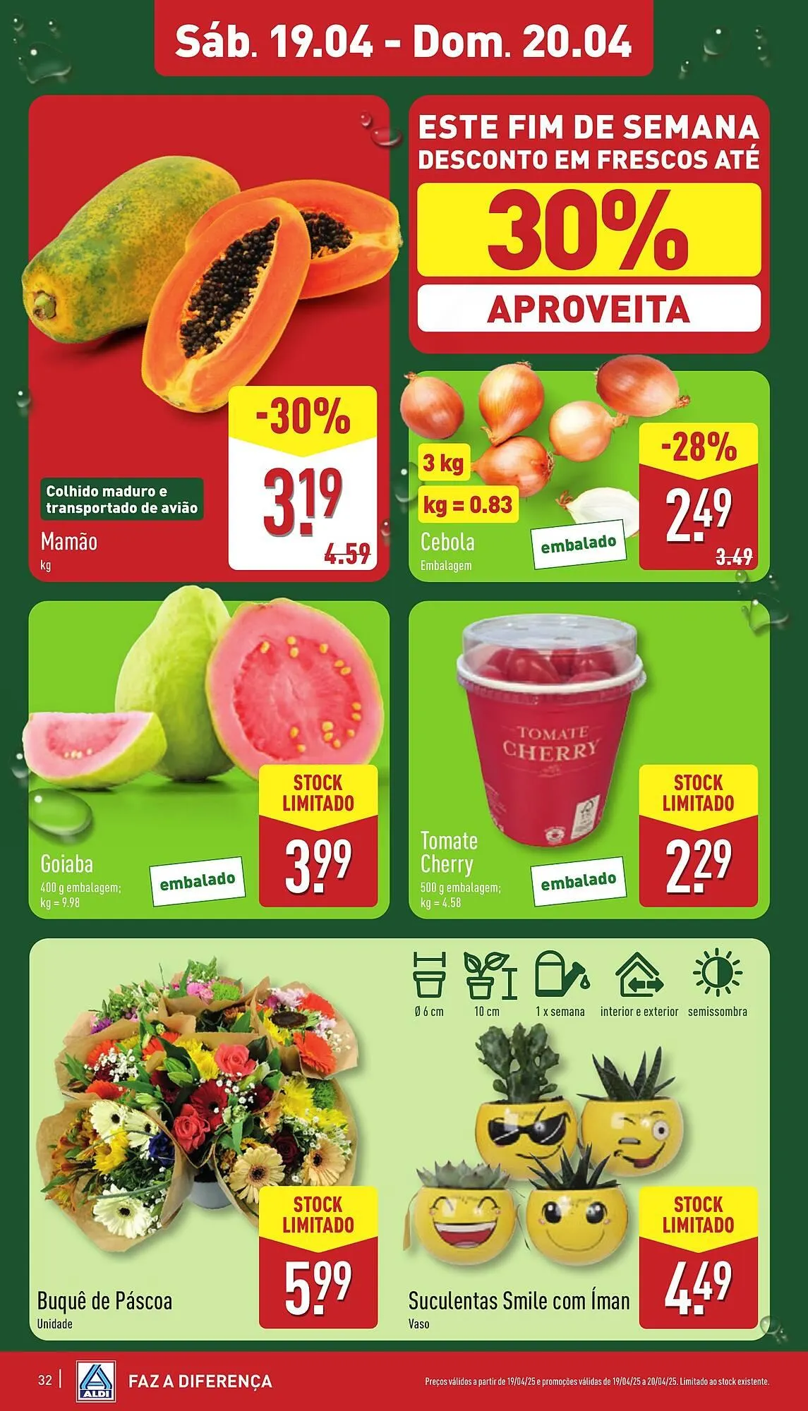 Folheto Folheto ALDI de 16 de abril até 22 de abril 2025 - Pagina 32