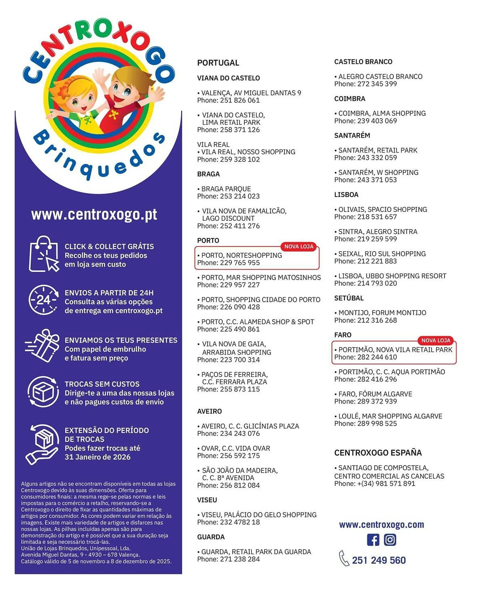Folheto Folheto Centroxogo de 5 de novembro até 31 de dezembro 2025 - Pagina 112
