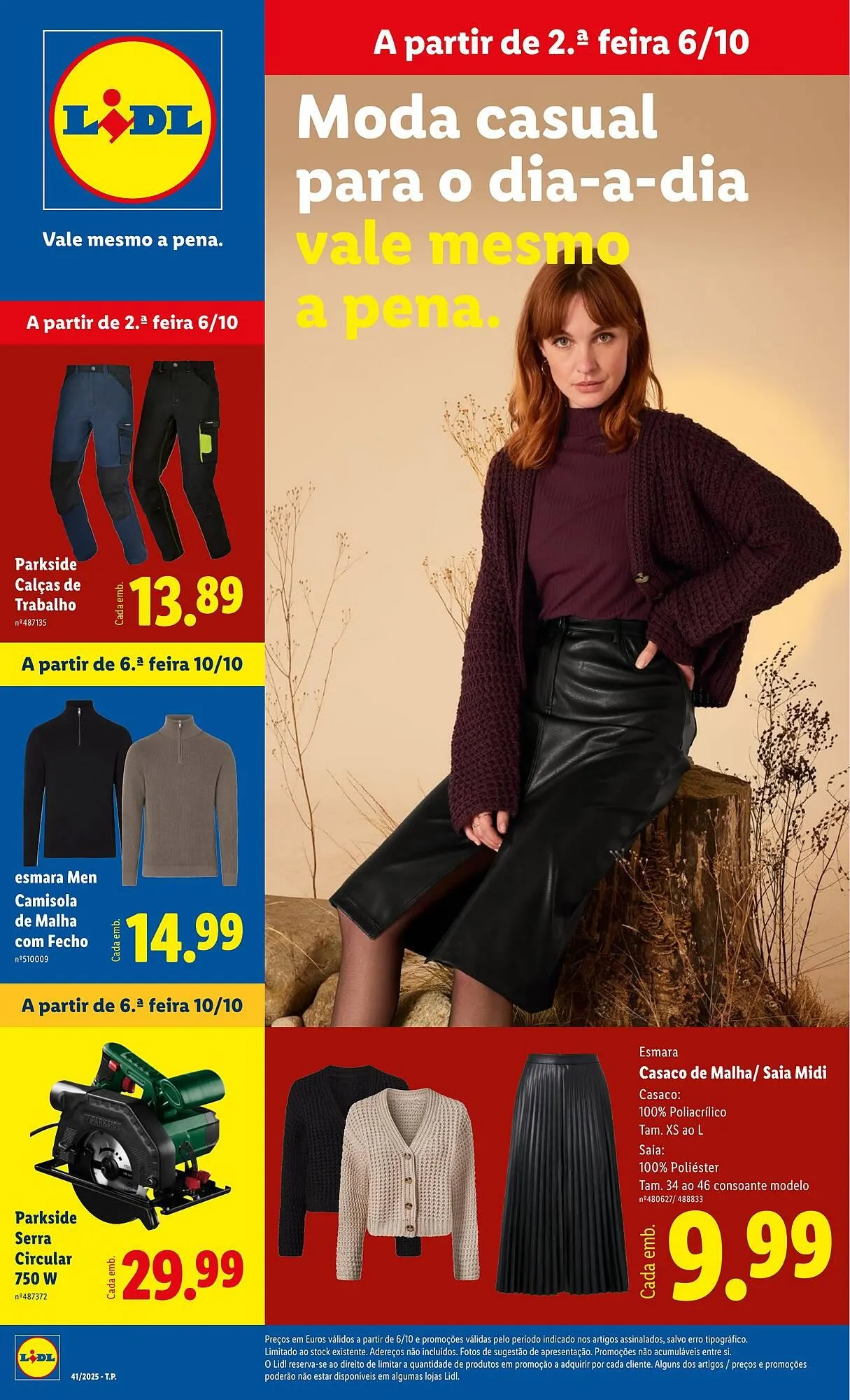 Folheto Folheto Lidl de 6 de outubro até 12 de outubro 2025 - Pagina 1