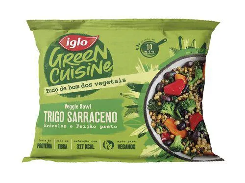 veggie bowl iglo green cuisine sarraceno e brócolos 350g