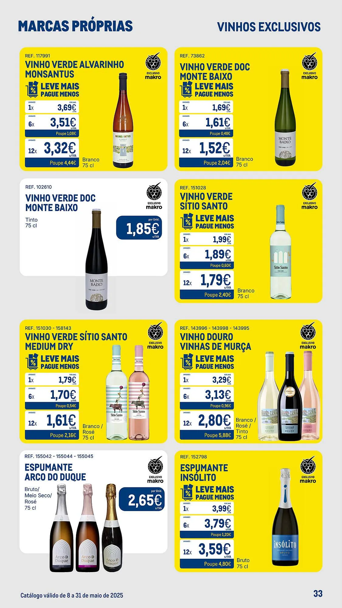 Folheto Folheto Makro de 8 de maio até 31 de maio 2025 - Pagina 33