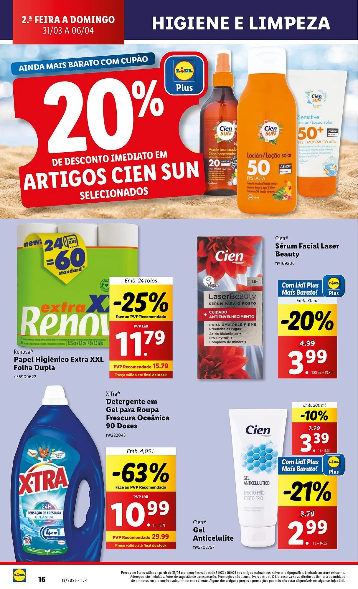 Folheto Folheto Lidl de 31 de março até 6 de abril 2025 - Pagina 16