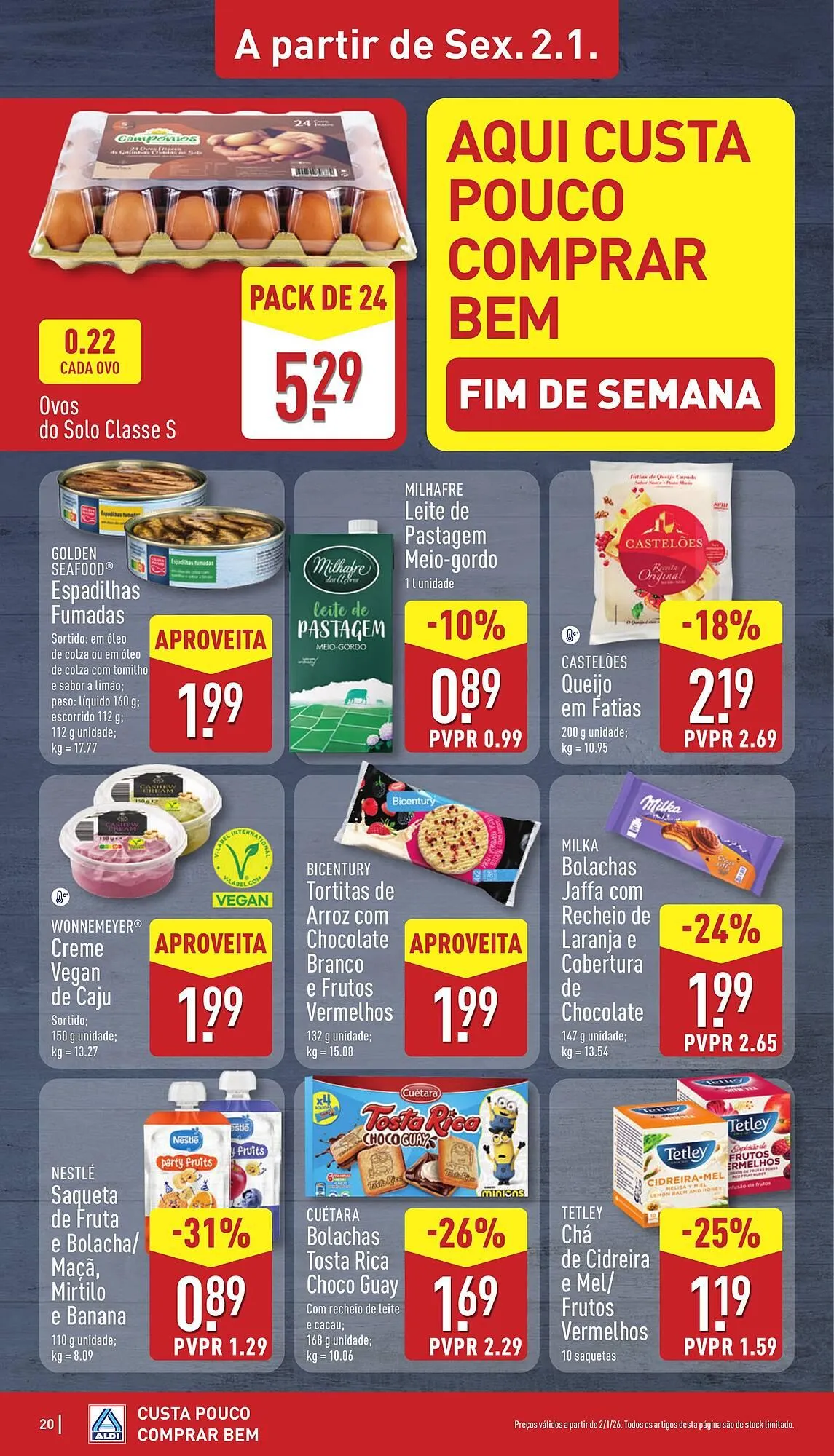 Folheto Folheto ALDI de 29 de dezembro até 4 de janeiro 2026 - Pagina 20