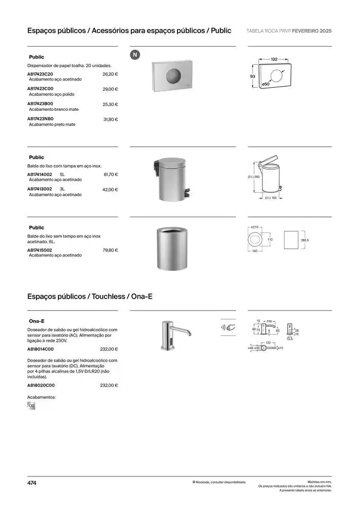 Folheto Soluções de Banho  de 6 de janeiro até 31 de dezembro 2025 - Pagina 476