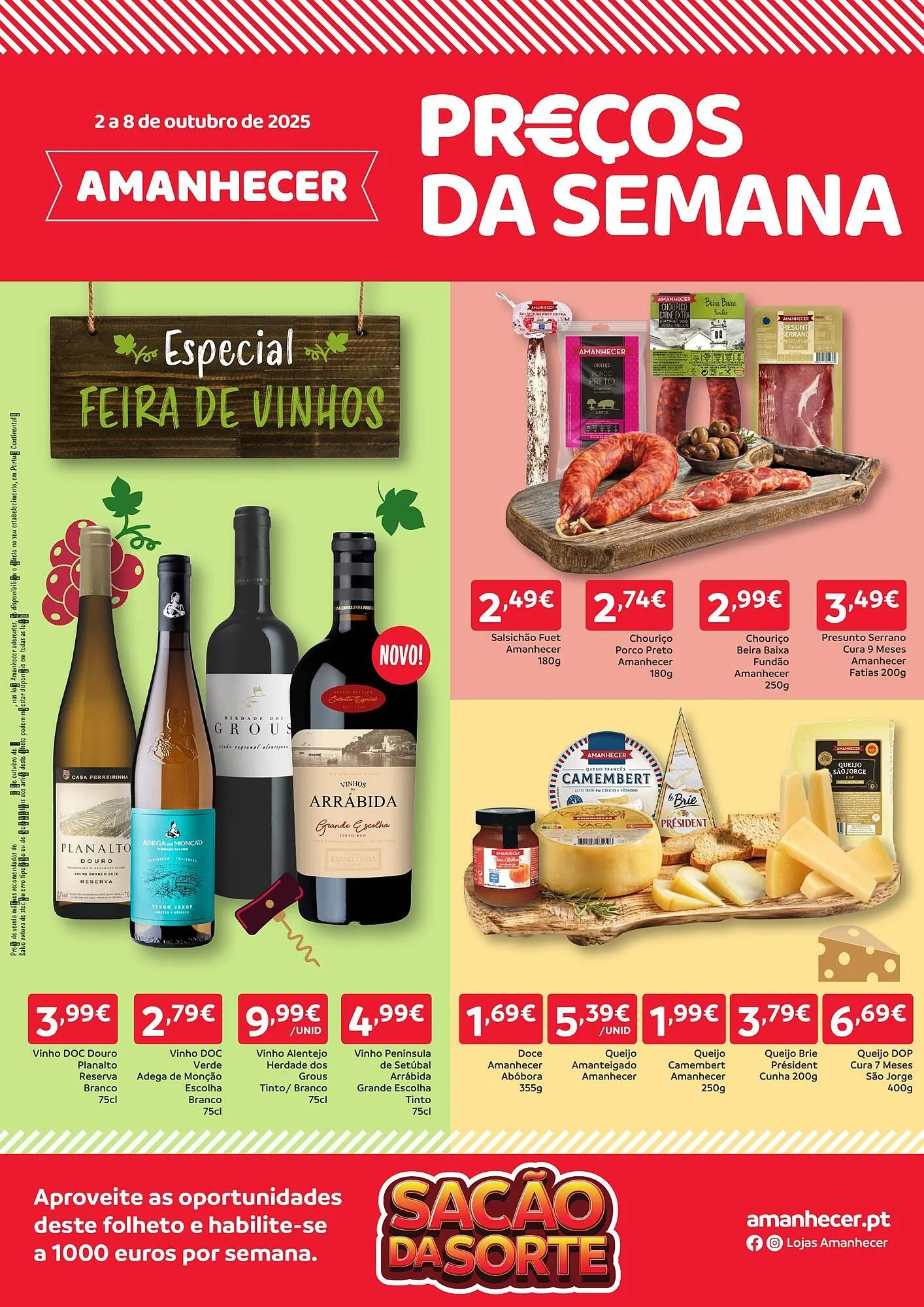 Folheto Folheto Amanhecer de 2 de outubro até 8 de outubro 2025 - Pagina 1