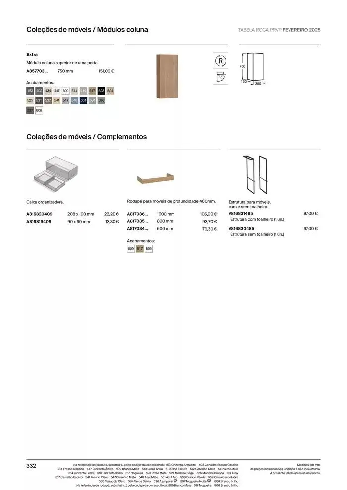 Folheto Soluções de Banho  de 6 de janeiro até 31 de dezembro 2025 - Pagina 334