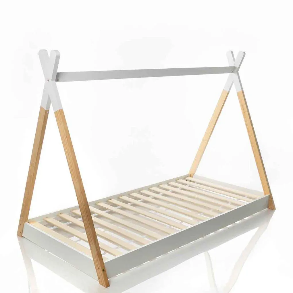 Cama montessori TIPI branca