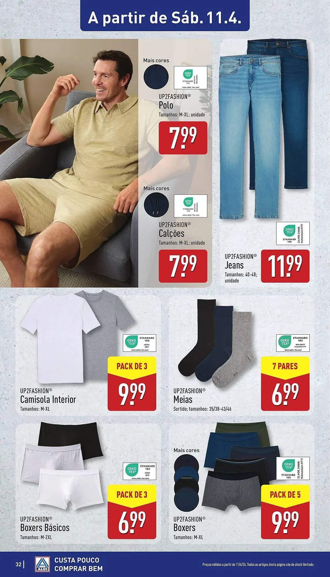 Folheto Folheto ALDI de 6 de abril até 12 de abril 2026 - Pagina 32