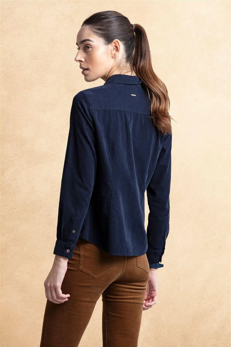 Camisa básica em bombazine