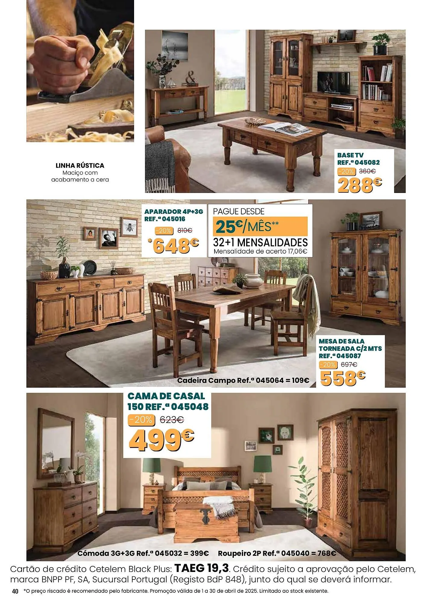 Folheto Folheto Hiper Centro do Móvel de 1 de abril até 30 de abril 2025 - Pagina 40