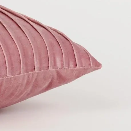 Almofada New Cuadros rosa palo 50x50