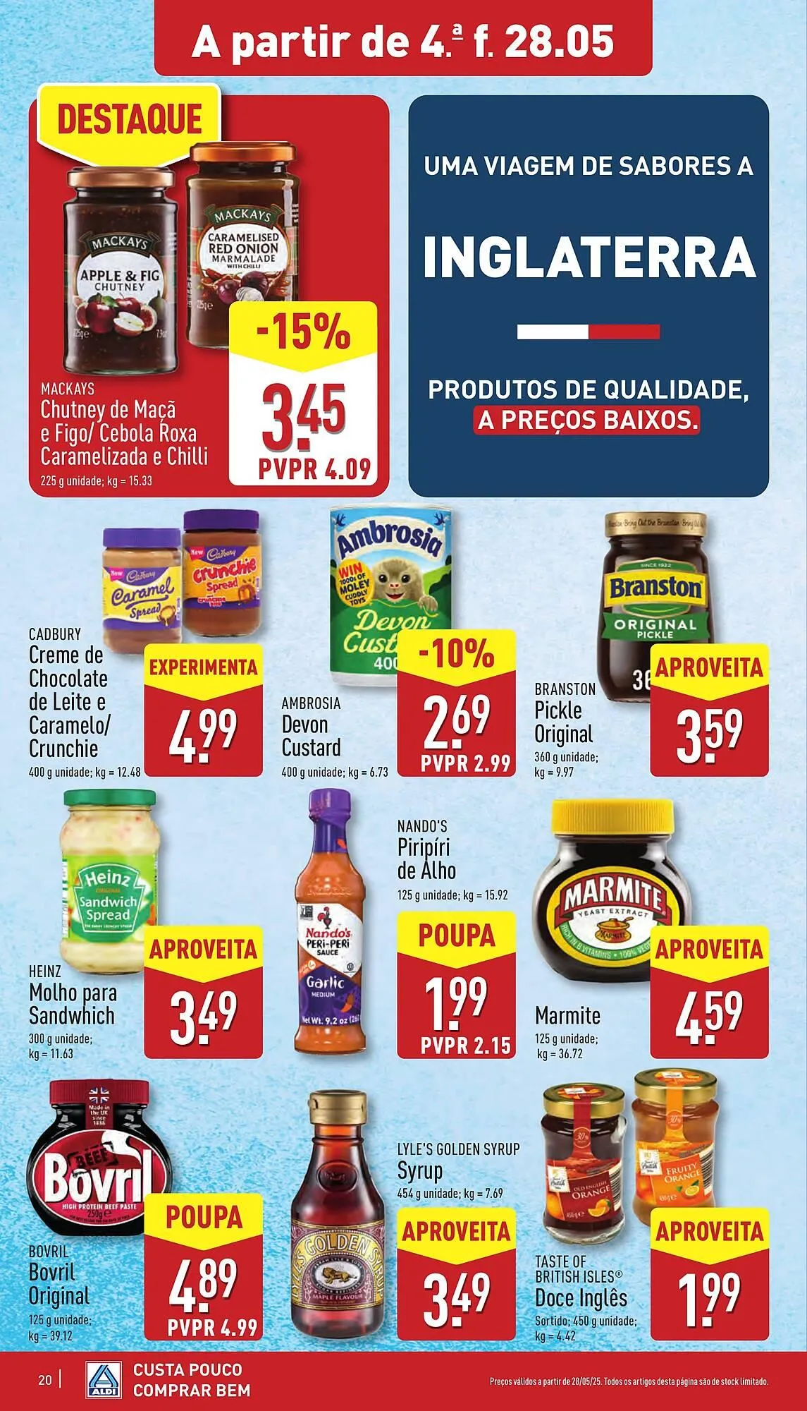 Folheto Folheto ALDI de 28 de maio até 1 de junho 2025 - Pagina 20