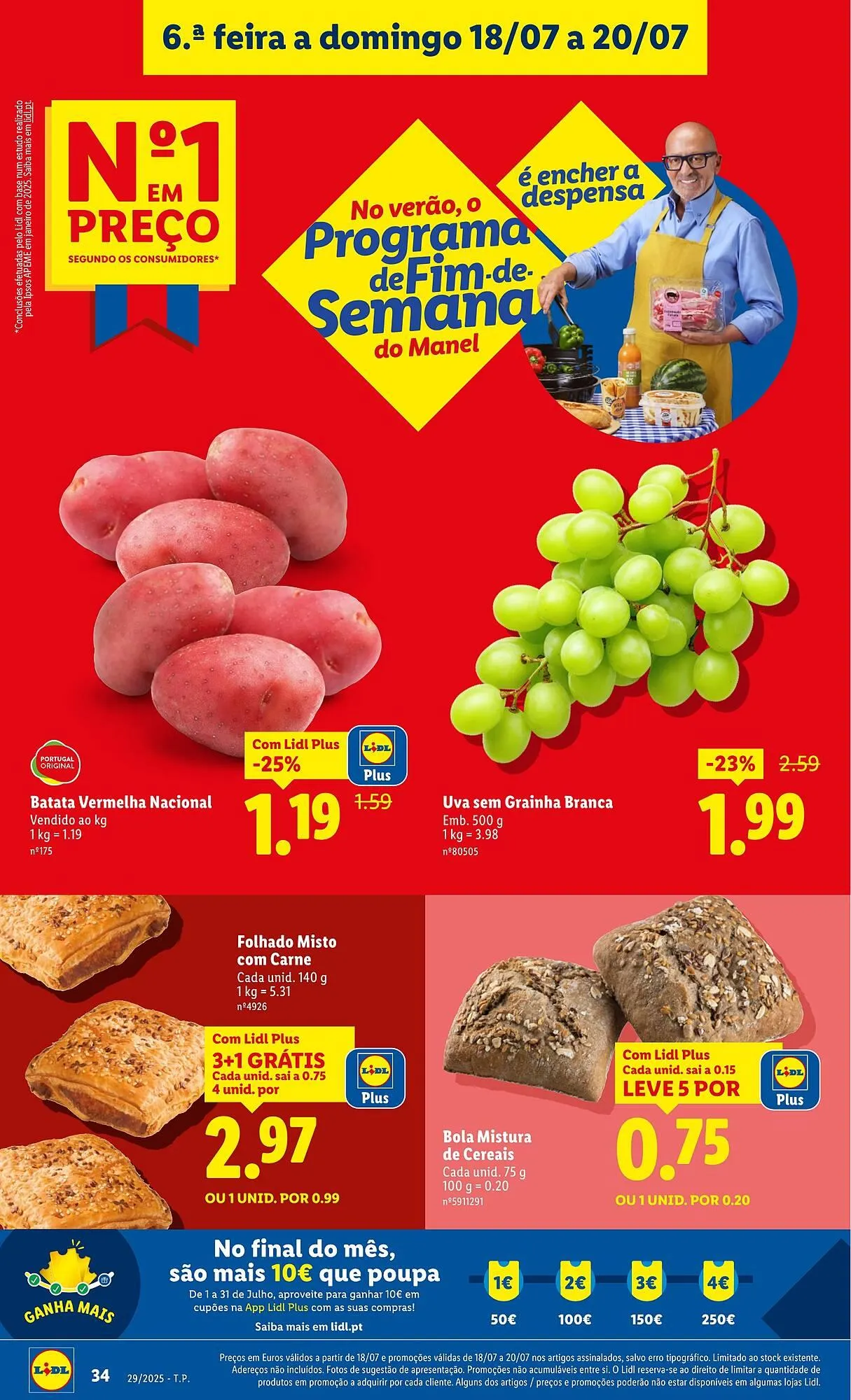 Folheto Folheto Lidl de 14 de julho até 20 de julho 2025 - Pagina 34