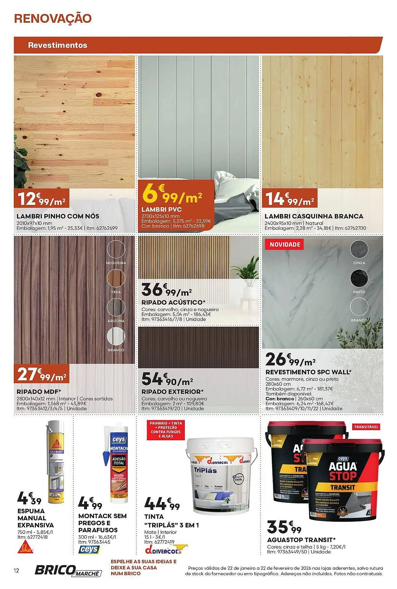 Folheto Folheto Bricomarché de 22 de janeiro até 22 de fevereiro 2026 - Pagina 12