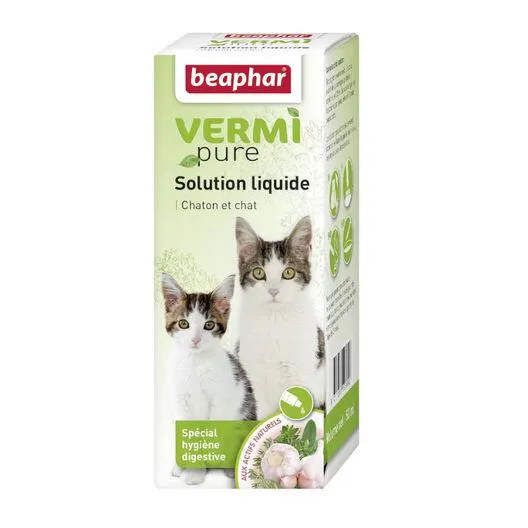 Beaphar Vermi Pure desparasitante líquido para gatos