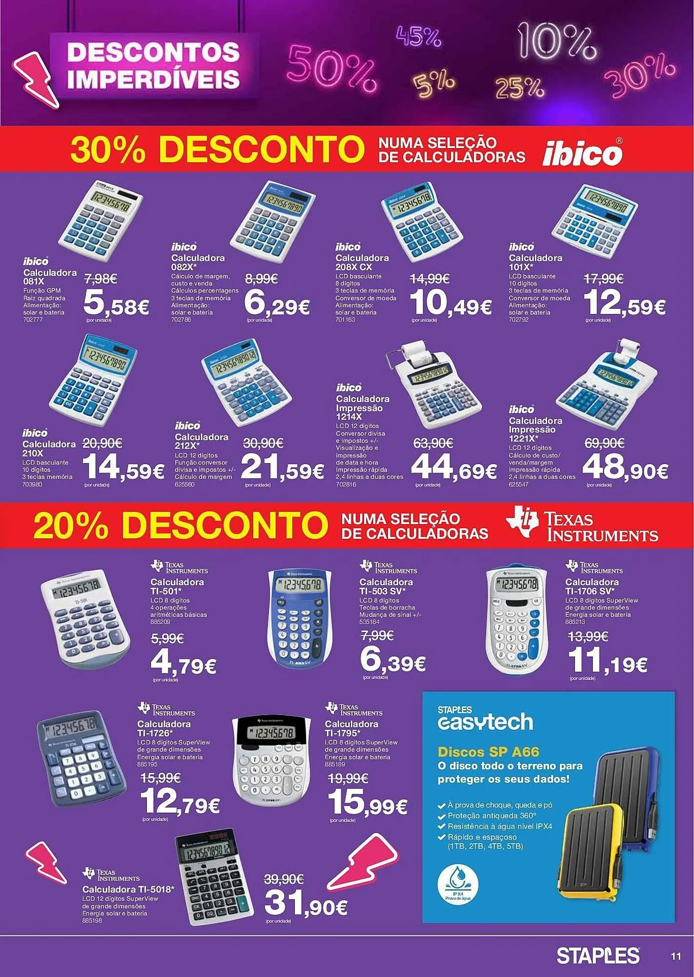 Folheto Folheto Staples de 9 de março até 31 de março 2026 - Pagina 11