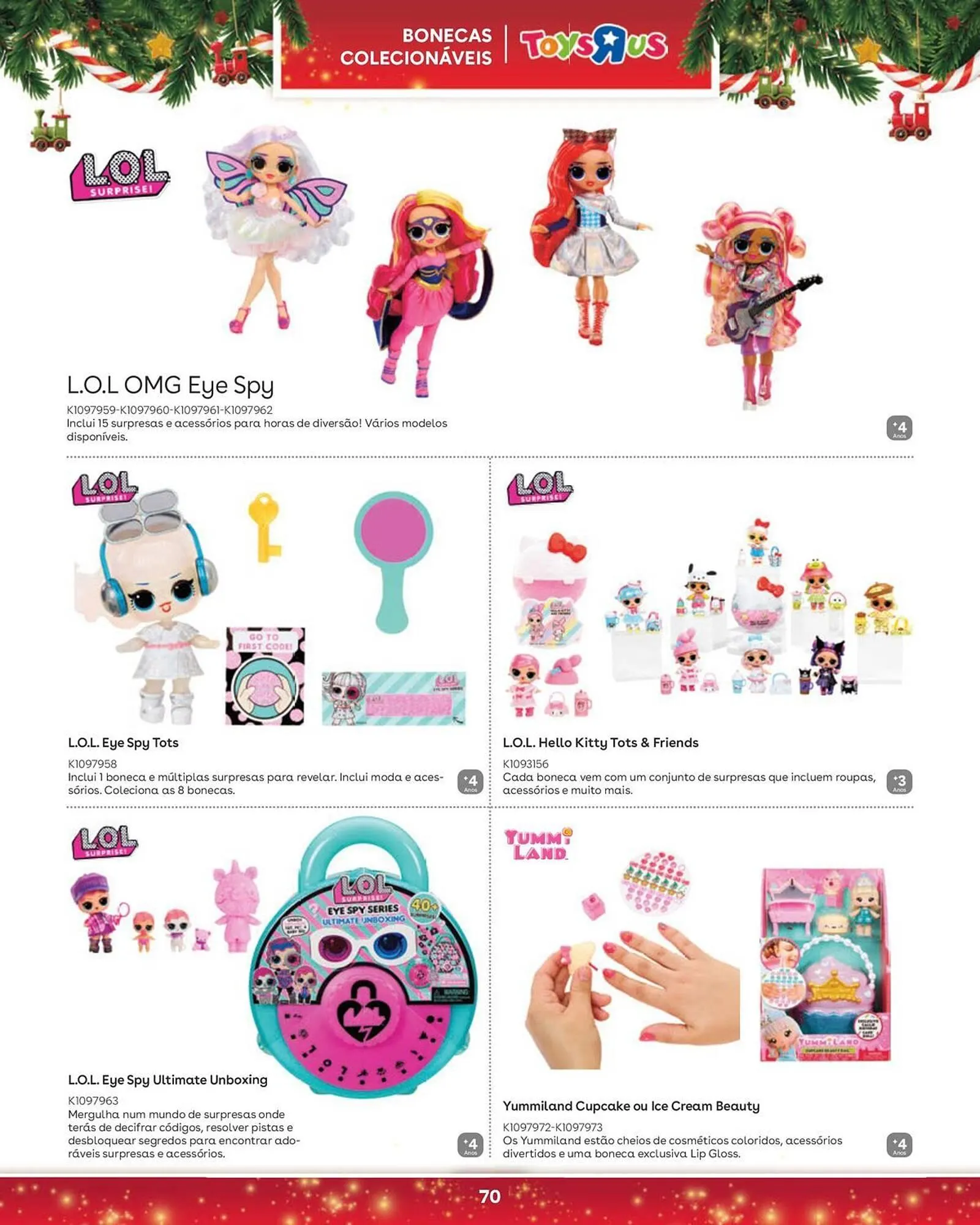 Folheto Catálogo Toys R Us de 5 de novembro até 5 de janeiro 2026 - Pagina 70