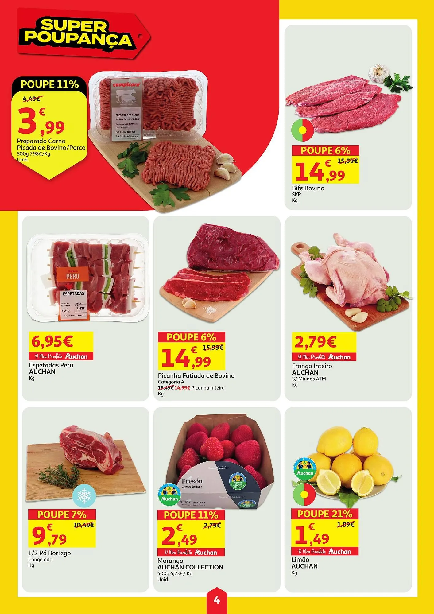 Folheto Folheto Auchan de 3 de abril até 9 de abril 2025 - Pagina 4