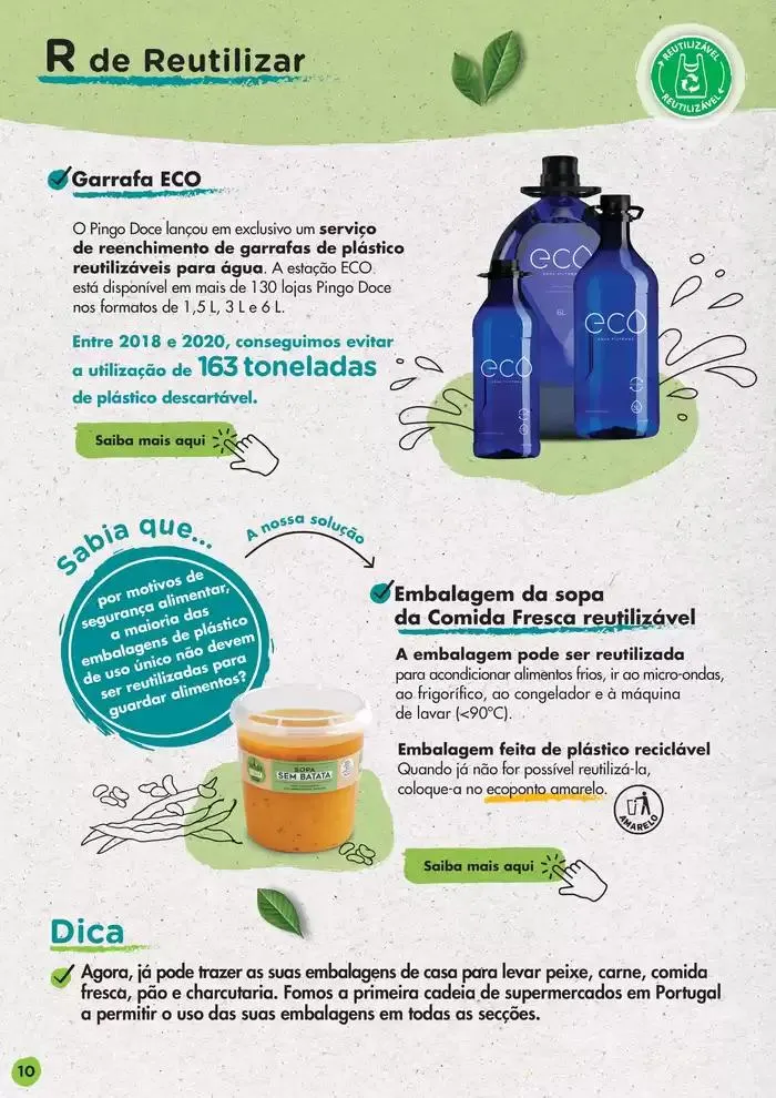 Folheto Pingo Doce Guia de Boas Práticas Ambientais de 17 de dezembro até 17 de janeiro 2025 - Pagina 10