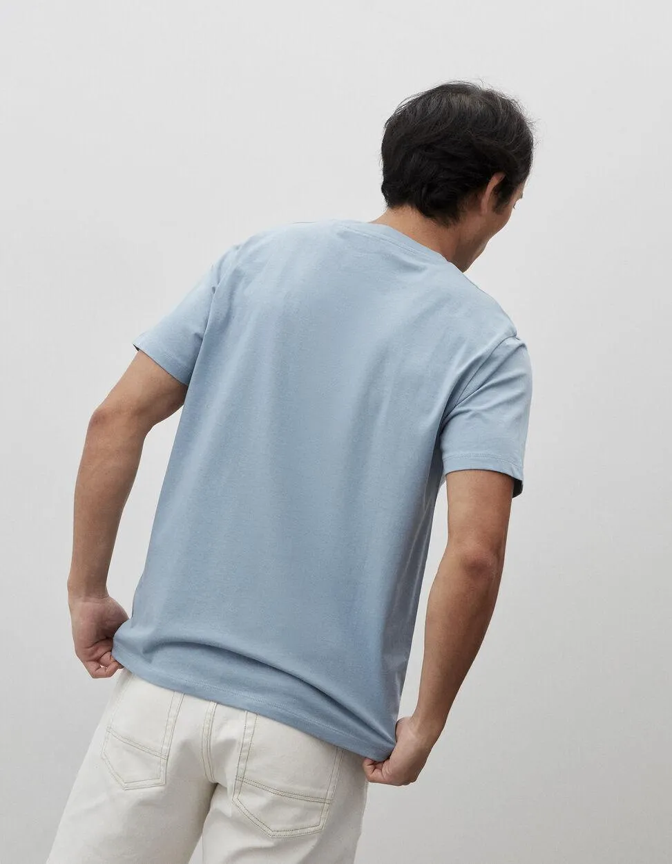 T-shirt Estampado, Homem, Azul