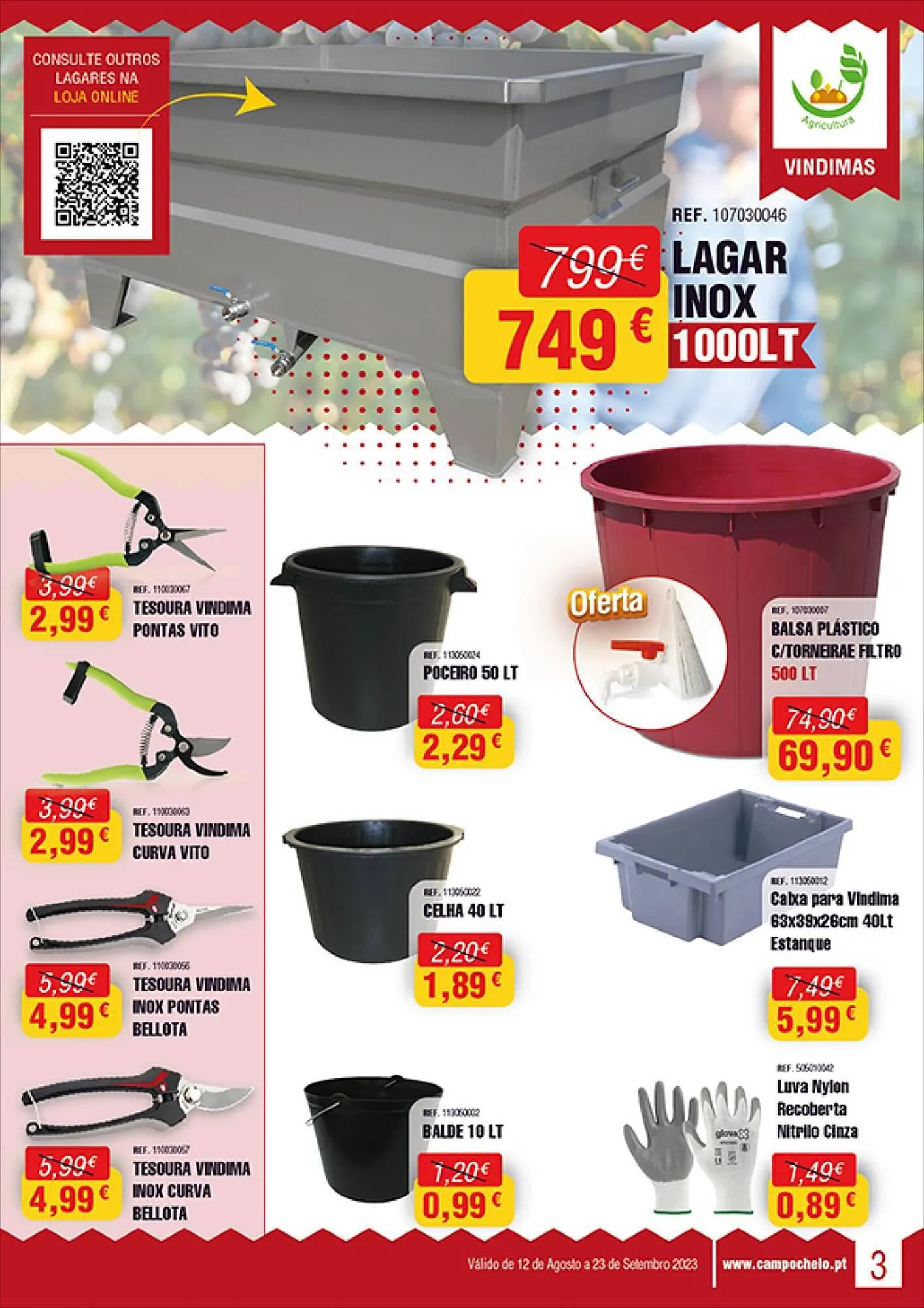 Folheto Folheto CAMPOCHEIO de 11 de agosto até 23 de setembro 2023 - Pagina 3