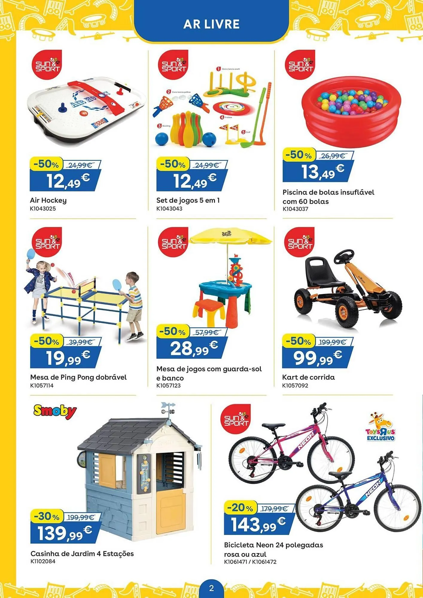 Folheto Catálogo Toys R Us de 7 de maio até 1 de junho 2026 - Pagina 2