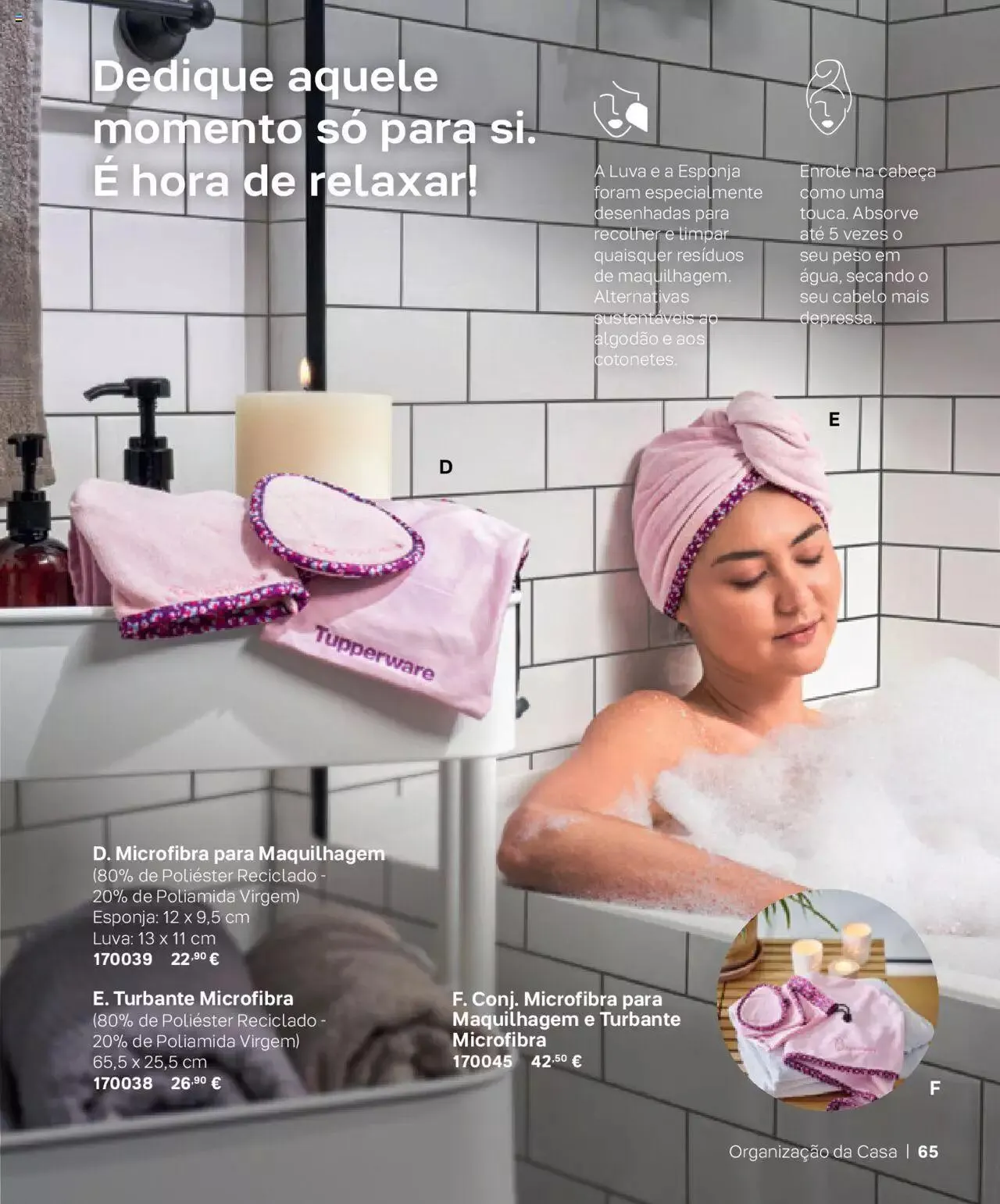 Folheto Tupperware Catálogo de 1 de setembro até 31 de dezembro 2023 - Pagina 65