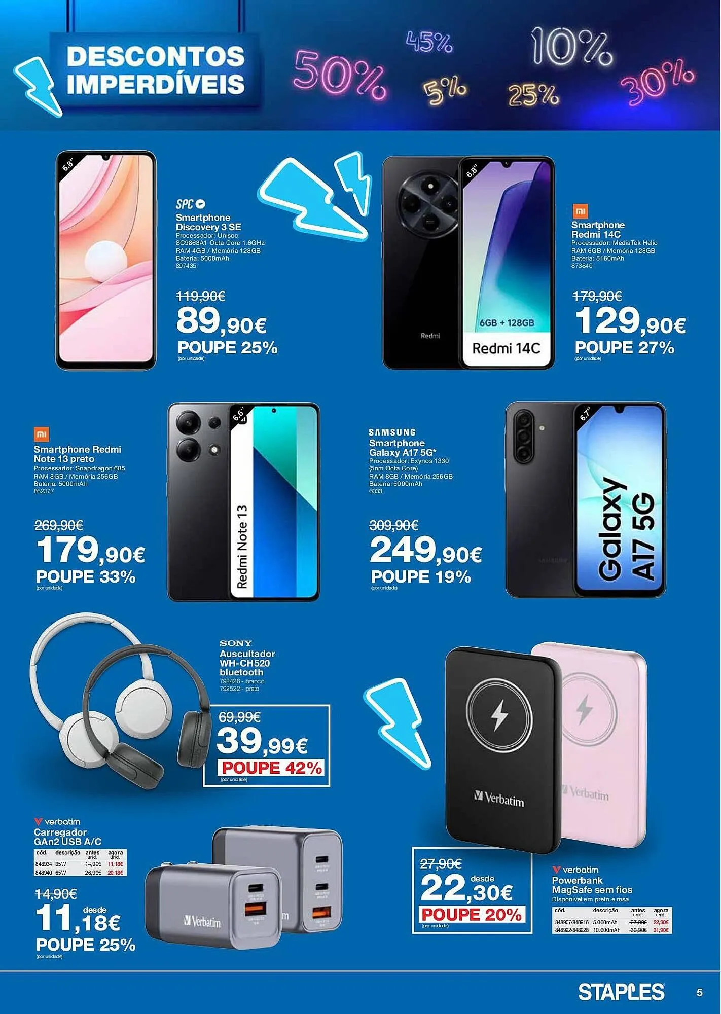Folheto Folheto Staples de 2 de abril até 29 de abril 2026 - Pagina 5