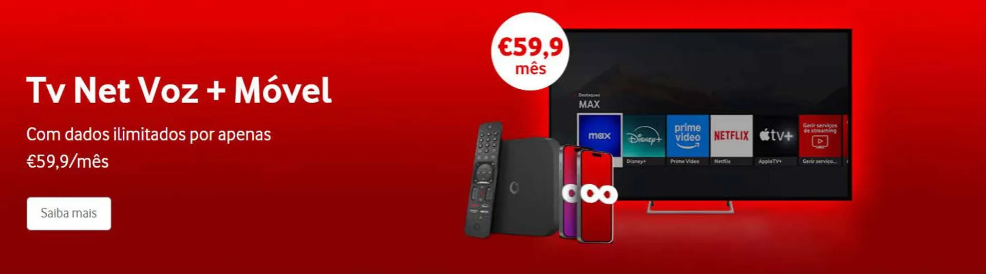 Folheto Folheto Vodafone de 1 de junho até 14 de junho 2025 - Pagina 1