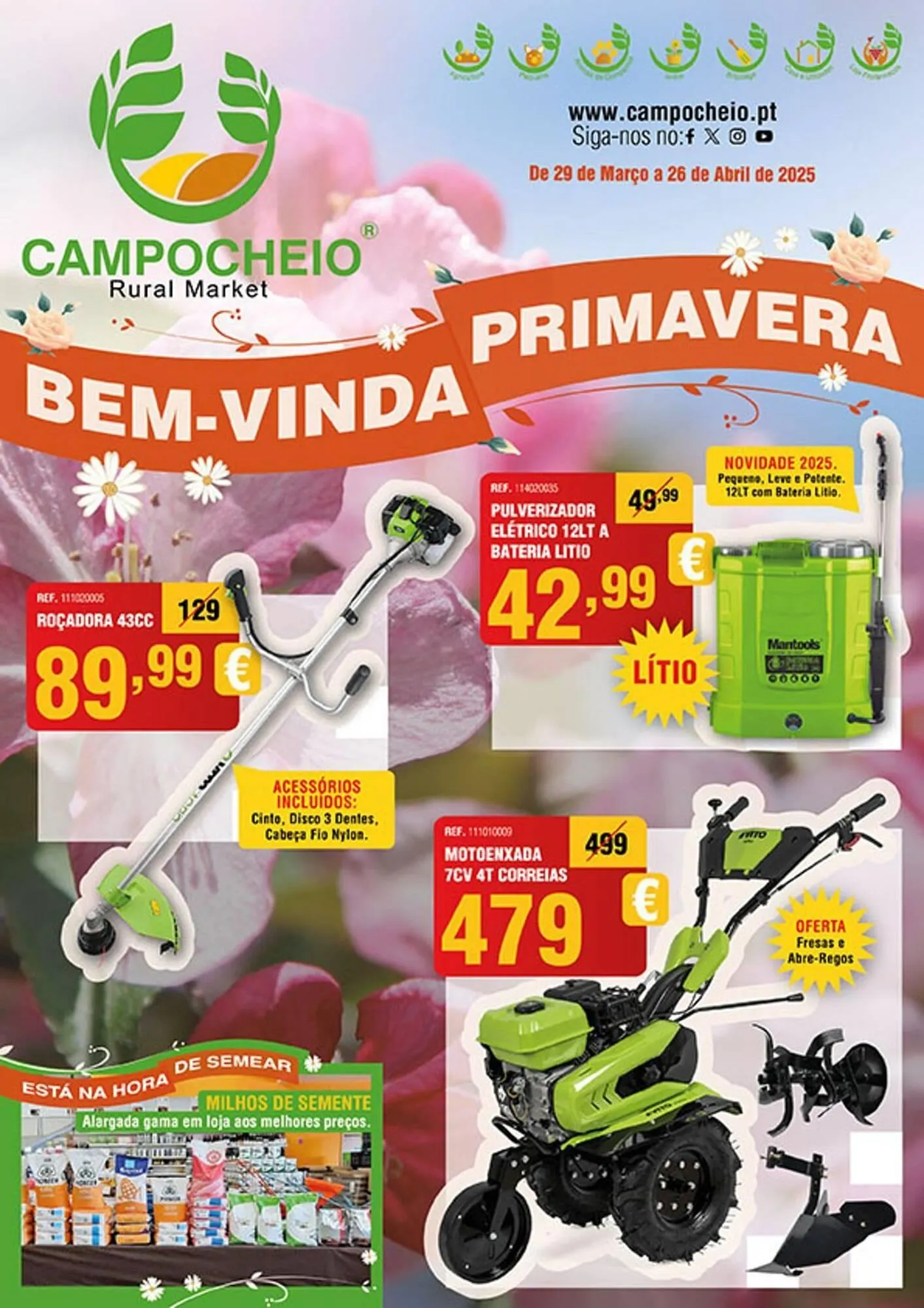 Folheto Folheto CAMPOCHEIO de 29 de março até 26 de abril 2025 - Pagina 1