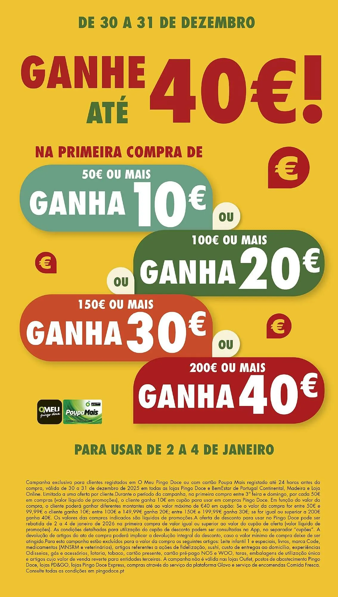 Folheto Folheto Pingo Doce de 27 de dezembro até 2 de janeiro 2026 - Pagina 1