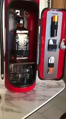 handgemaakte brandblusser minibar metalen minibar cadeau voor whiskyliefhebbers, brandblusser minibar, tankbarset, nieuwigheid brandblusser, grot raar cadeau, minibarverzamelaar