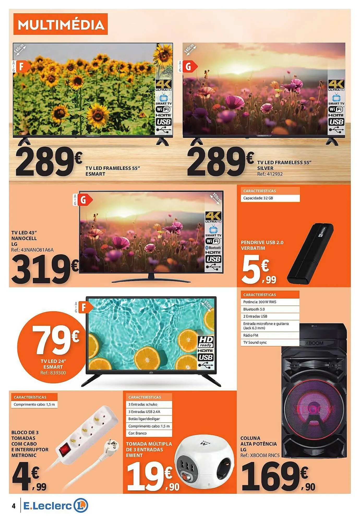 Folheto Folheto E.Leclerc de 9 de abril até 22 de abril 2026 - Pagina 4