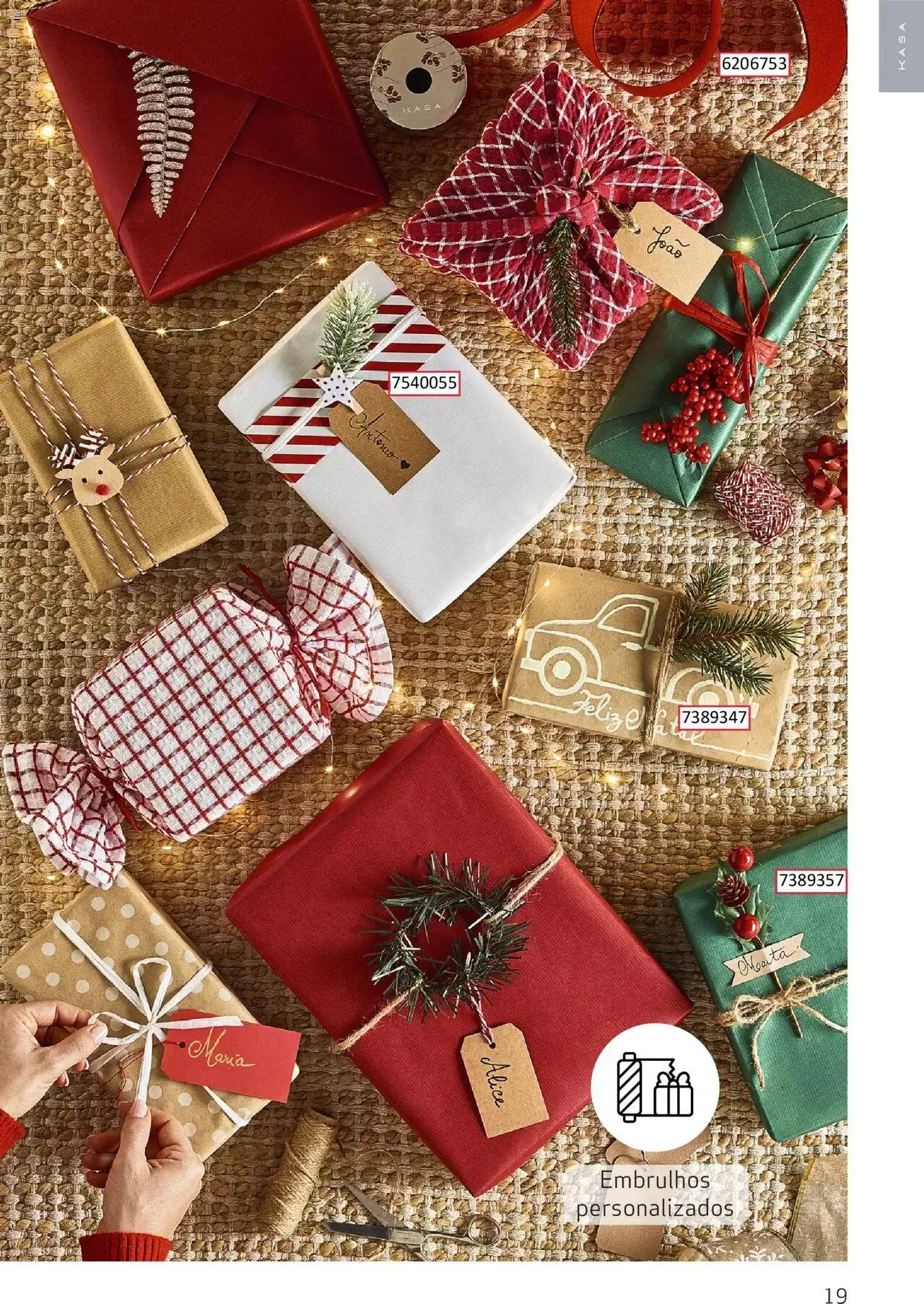 Folheto Continente Kasa Catálogo Kasa Dicas Decoração Natal de 21 de novembro até 24 de dezembro 2023 - Pagina 19