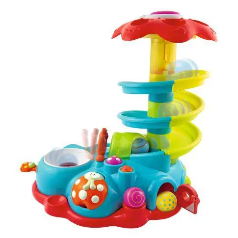 Espiral de atividade com bolas