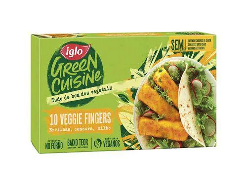 douradinhos iglo green cuisine vegetais 10un 284g