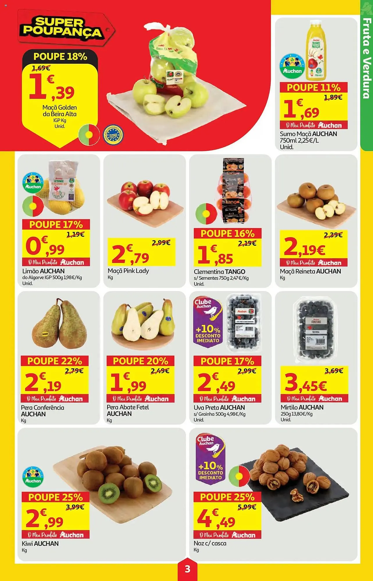 Folheto Folheto Auchan de 9 de abril até 16 de abril 2026 - Pagina 3