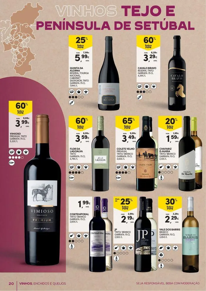 Folheto Vinhos, Enchidos e Queijos de 24 de setembro até 13 de outubro 2024 - Pagina 20