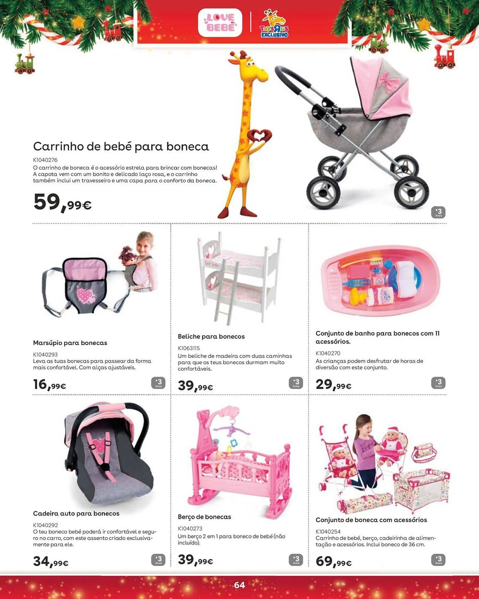 Folheto Catálogo Toys R Us de 5 de novembro até 5 de janeiro 2026 - Pagina 64