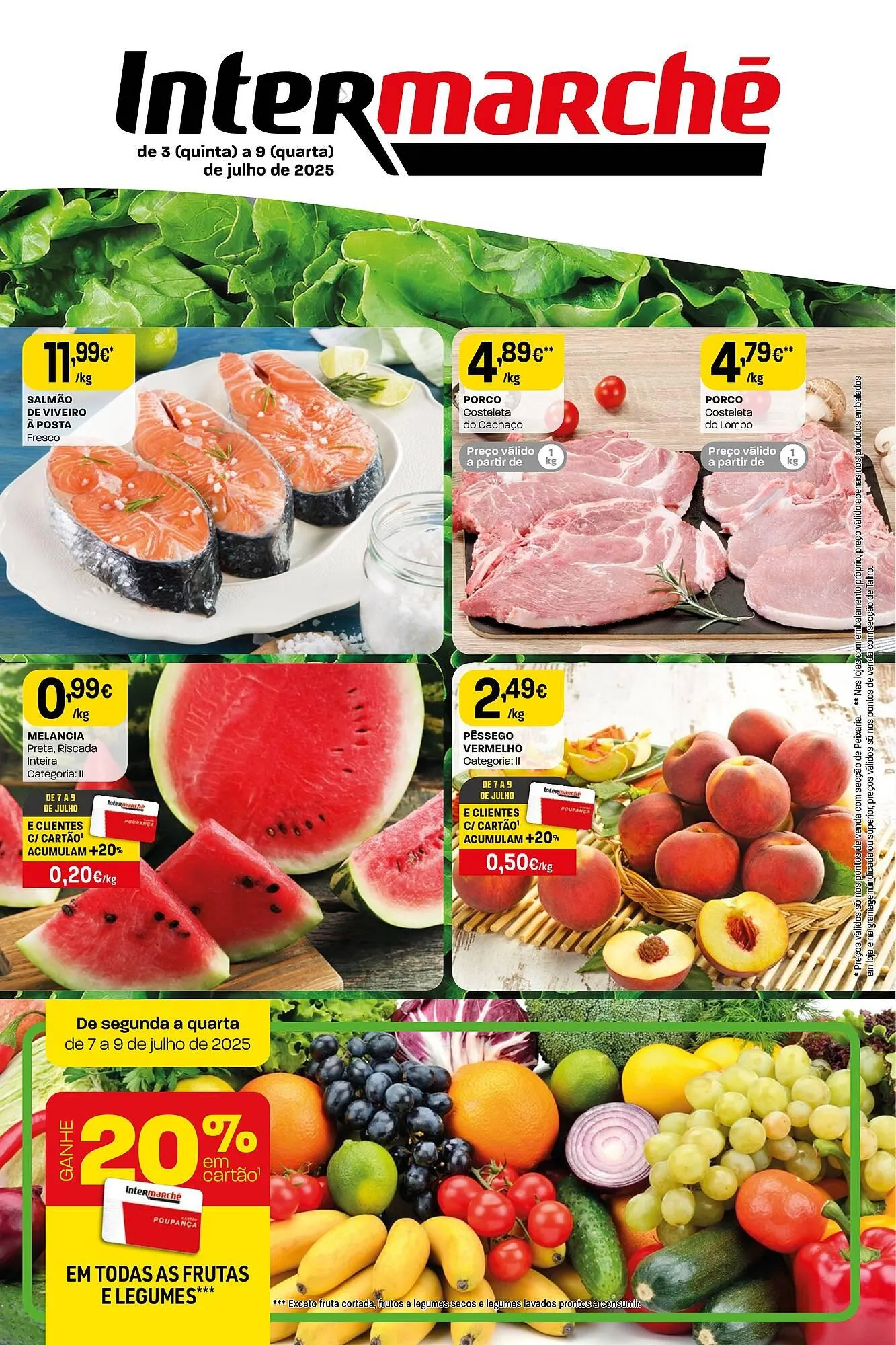 Folheto Folheto Intermarché de 3 de julho até 9 de julho 2025 - Pagina 1