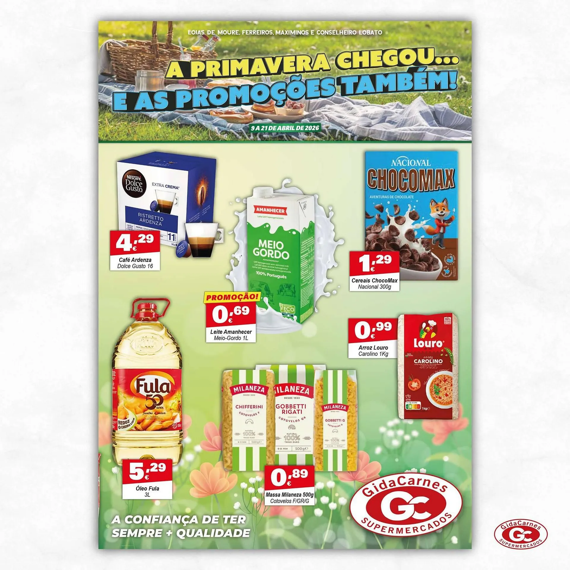 Folheto Folheto GidaCarnes Supermercados de 13 de abril até 21 de abril 2026 - Pagina 1